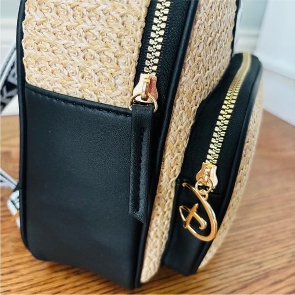 SALE NWT Disney Mickey Mini Backpack Straw with Mickey Ears - Picture 5 of 11